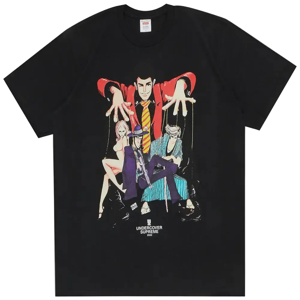 Supreme Undercover Lupin  Tee Black