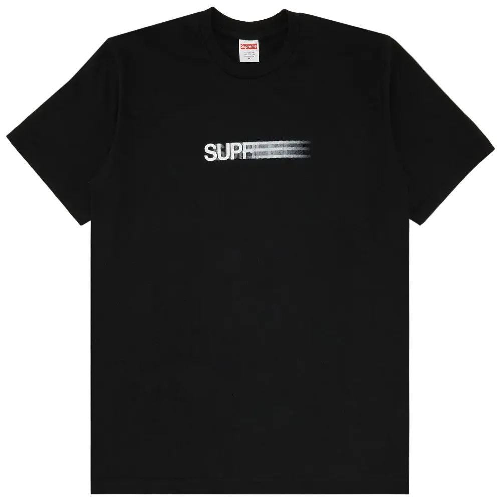 Supreme Motion Logo Tee Black