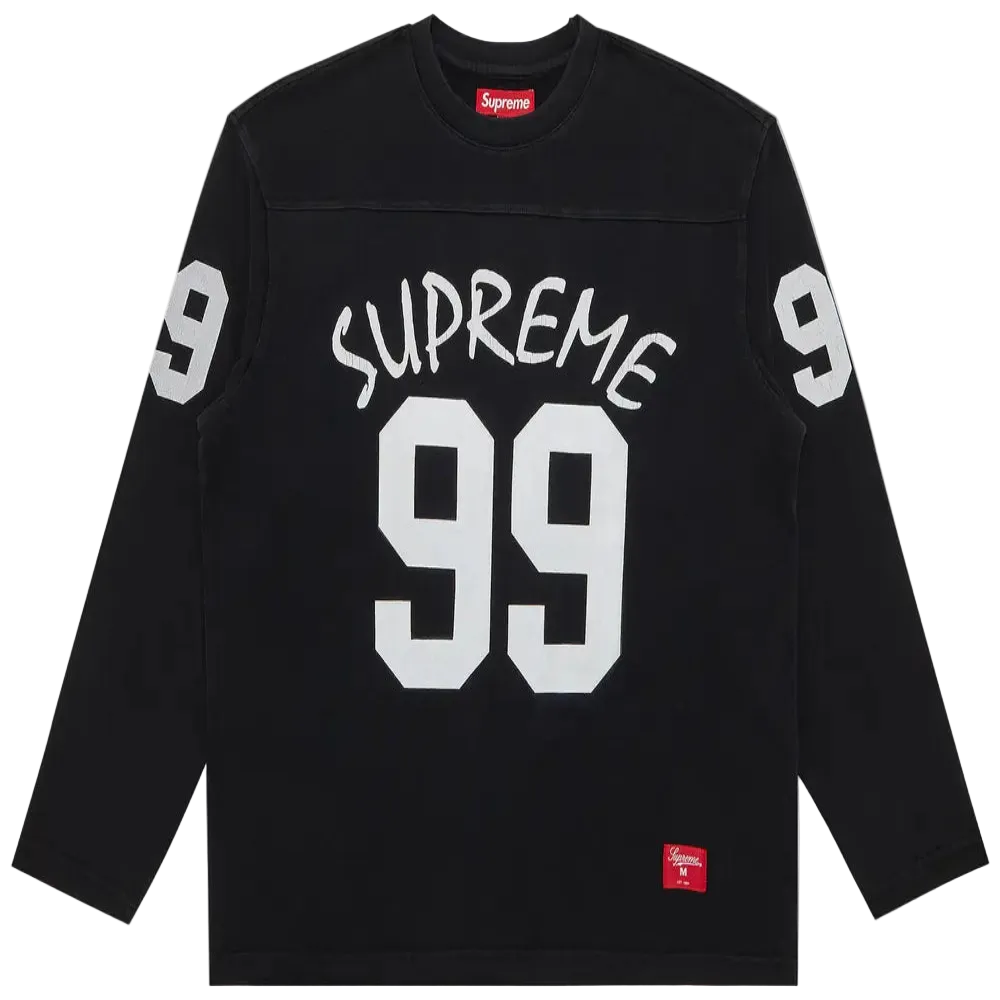 Supreme 99 Long-Sleeve Football Top Black
