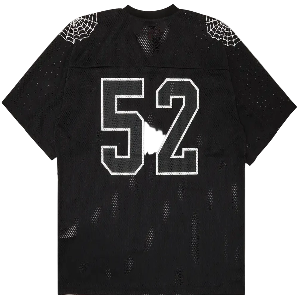 Supreme Spiderweb Football Jersey Black