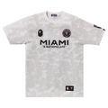 BAPE x Inter Miami CF Camo Tee White