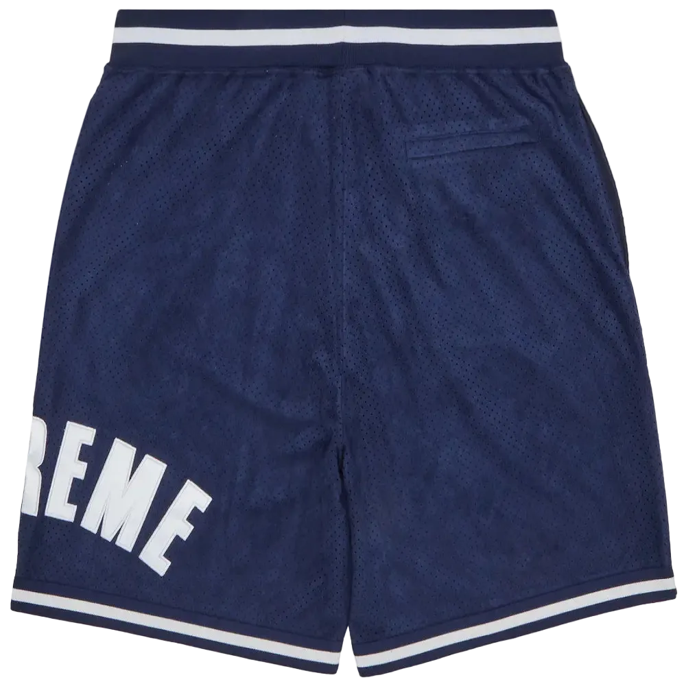 Supreme Ultrasuede Mesh Short Navy
