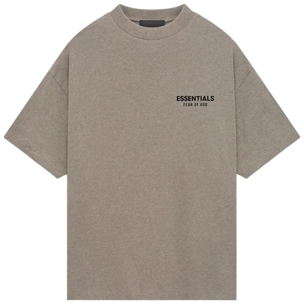 Fear of God Essentials Jersey Crewneck Tee Heather Grey
