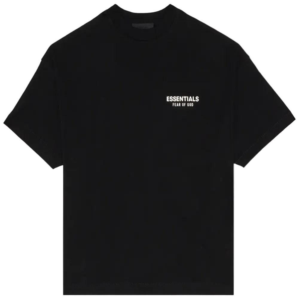 Fear of God Essentials Jersey Crewneck Tee Black