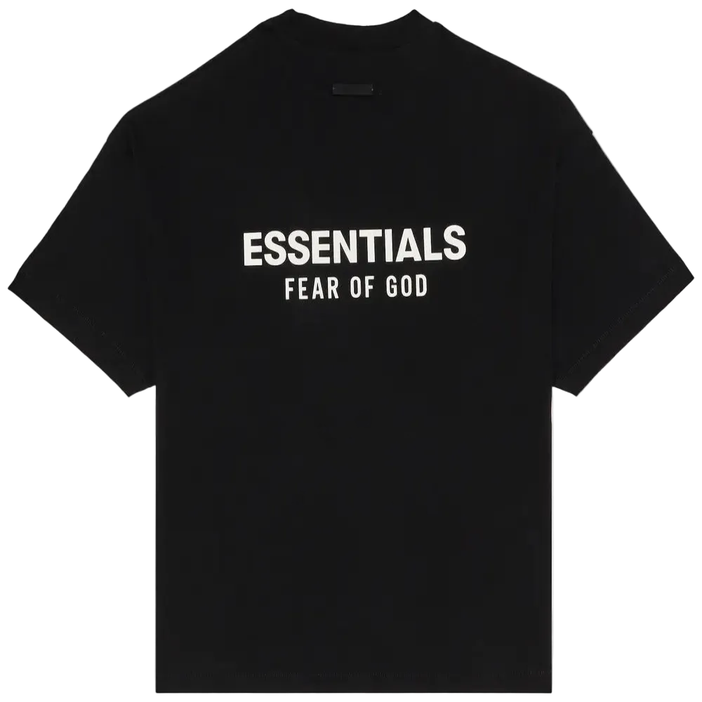 Fear of God Essentials Jersey Crewneck Tee Black