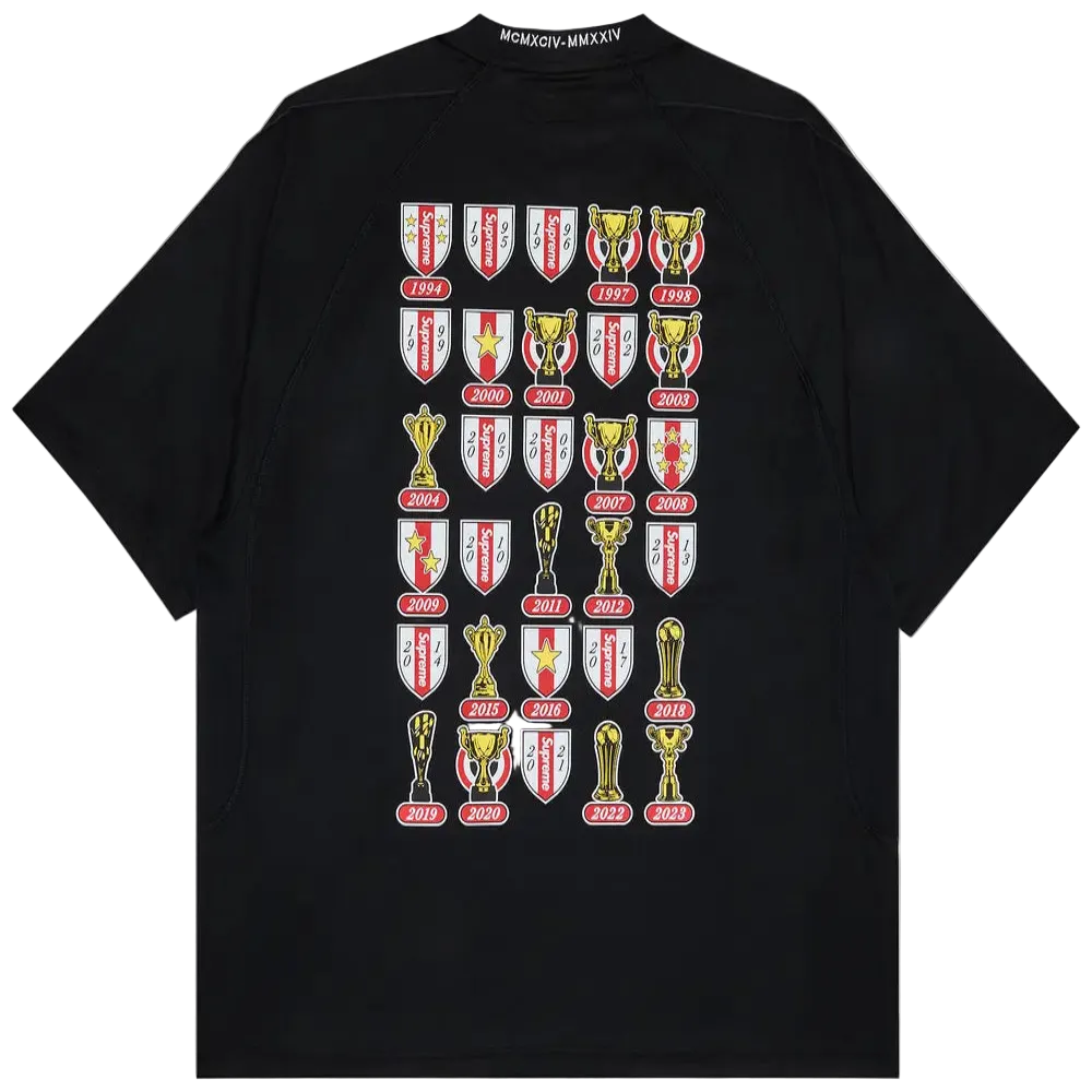 Supreme Jacquard Soccer Jersey Black