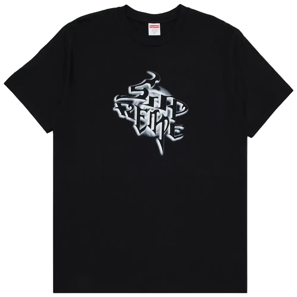 Supreme Smoke Tee Black