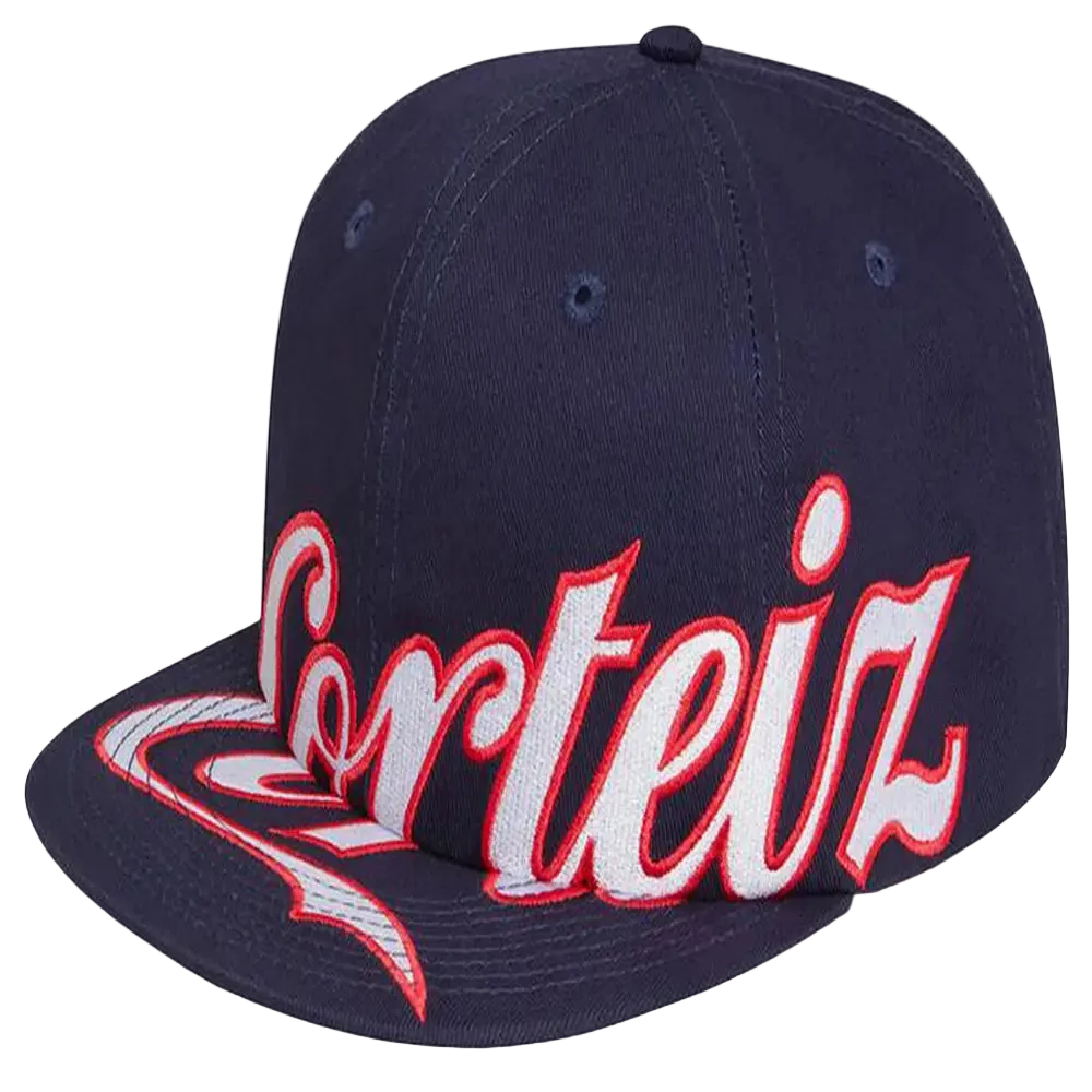 Corteiz Da Cola Snapback Hat Navy