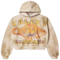 Vale Forever Cheetah Pullover Hoodie Tan