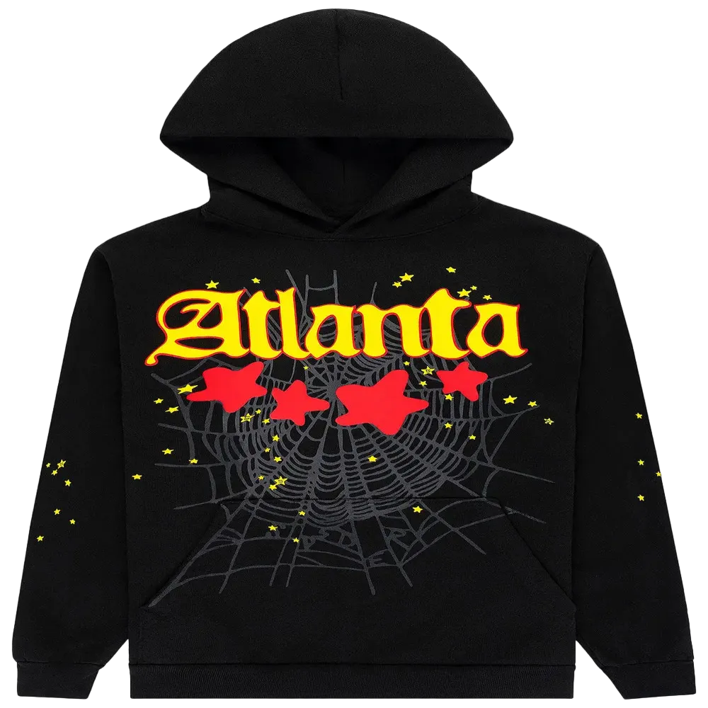 SP5DER Atlanta Hoodie Black