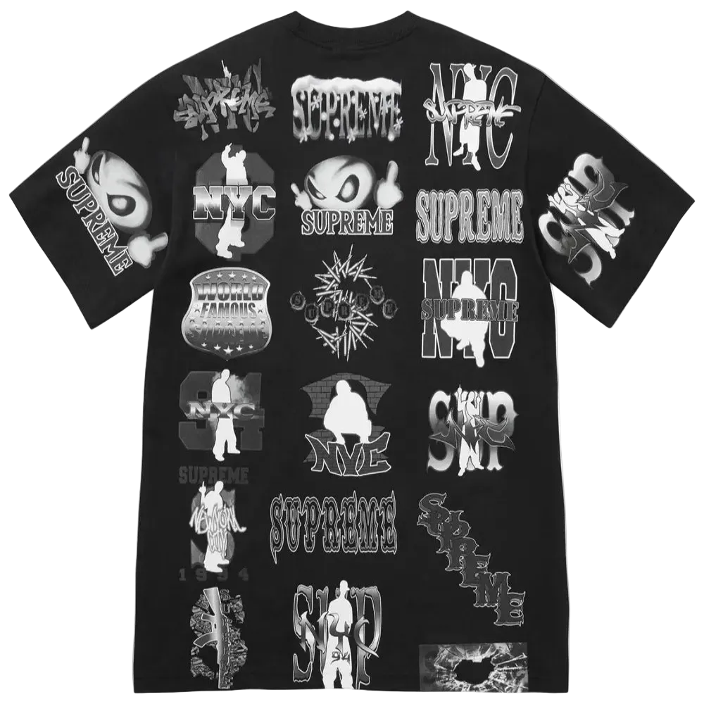 Supreme Flash Tee Black