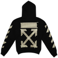 Off-White Tape Arrows Over Hoodie Black/Beige