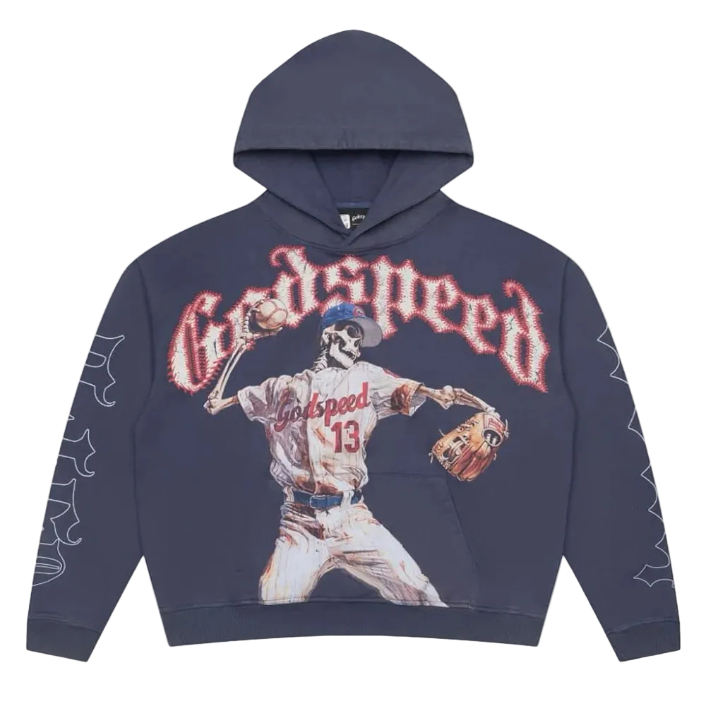 Godspeed Strike Hoodie Washed Navy