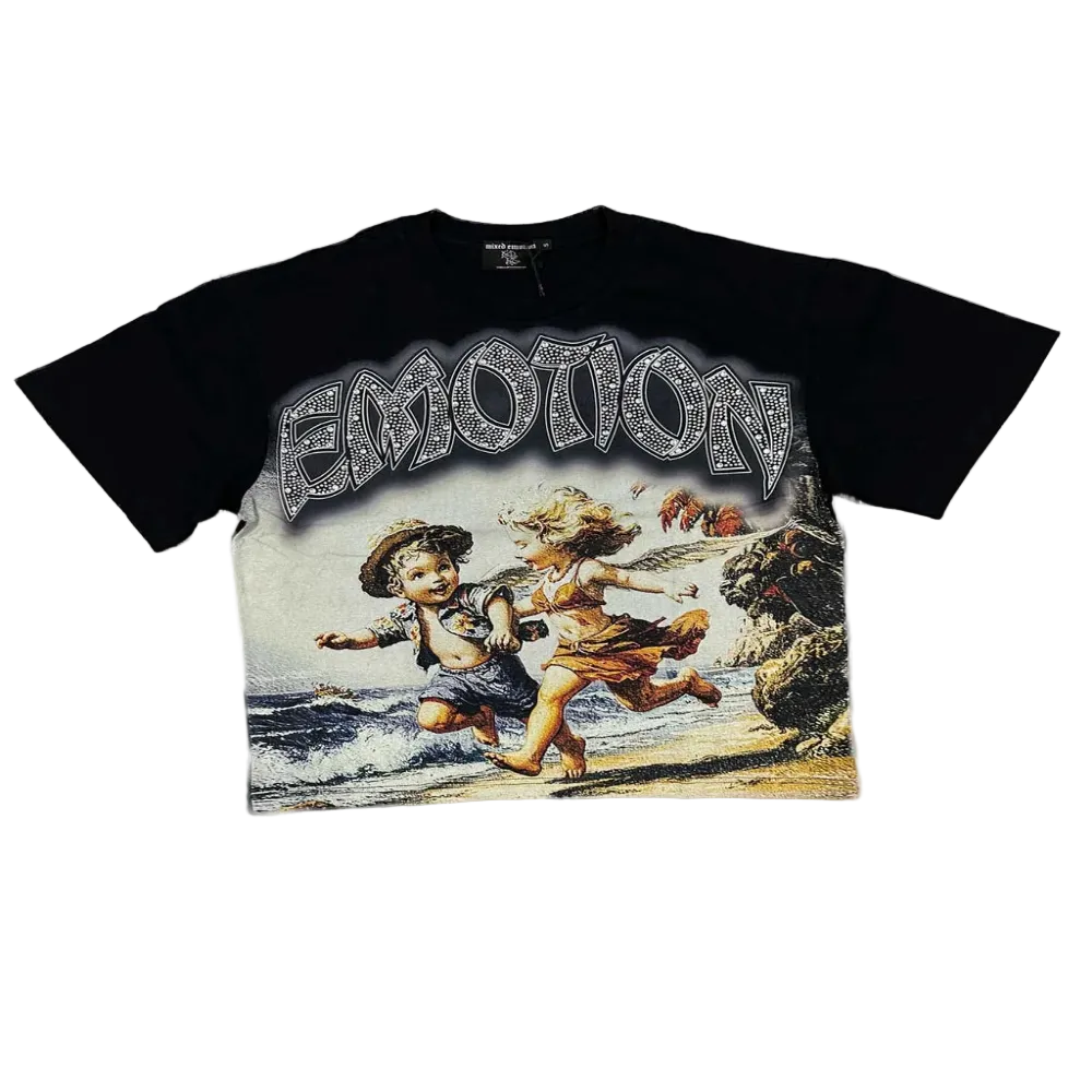 Mixed Emotion Seaside Tee Black