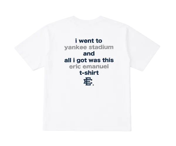 Eric Emanuel EE Yankee Stadium Tee White