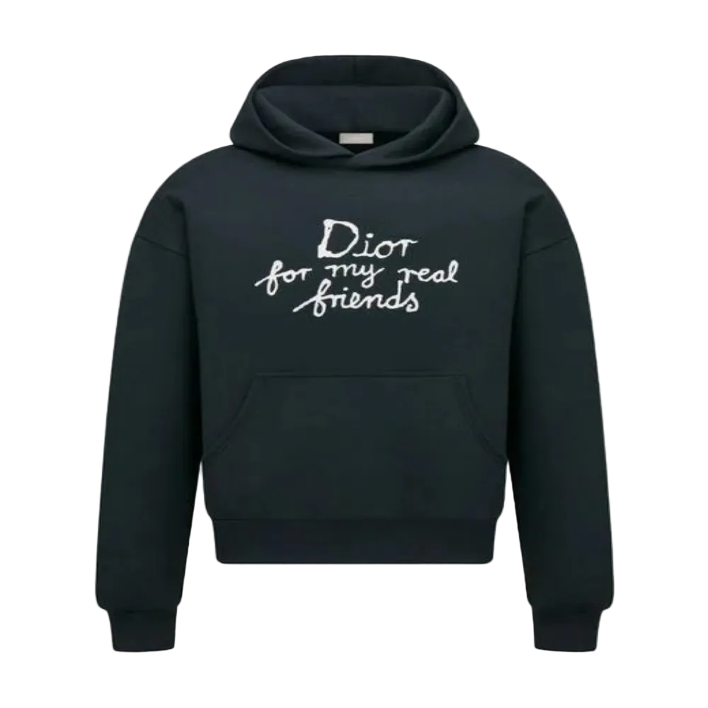 Dior And Hylton Hoodie Navy Blue