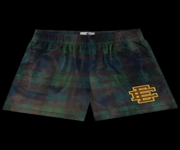 Eric Emanuel EE Plaid Green/Black Short