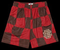 Eric Emanuel EE Red Chocolate Wavy Flag Short